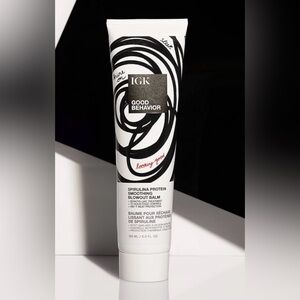 IGK Good Behavior Spirulina Protein Anti-Frizz Smoothing Blowout